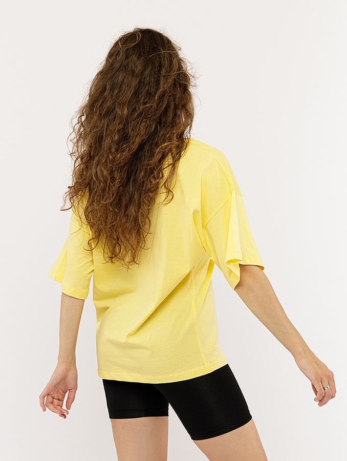 Жіноча вишиванка з коротким рукавом 48 колір жовтий ЦБ-00224748 SKT000920832 фото
