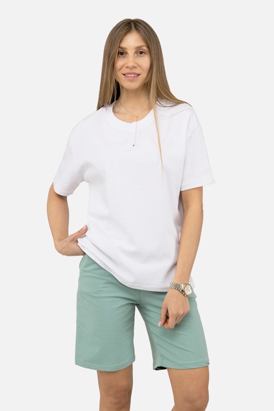 Женская футболка с коротким рукавом 46 цвет белый ЦБ-00251031 SKT000995248 фото