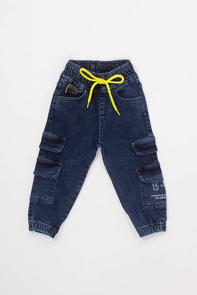 Джогери джинсові на хлопчика 116 колір синій ЦБ-00173229 SKT000579277 фото