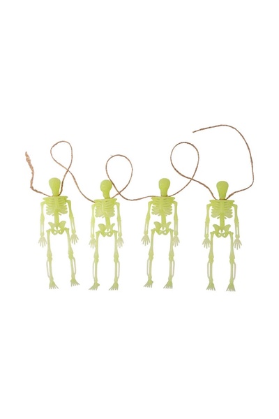Гирлянда на Хэллоуин "Скелет" цвет разноцветный ЦБ-00202575 SKT000872500 фото