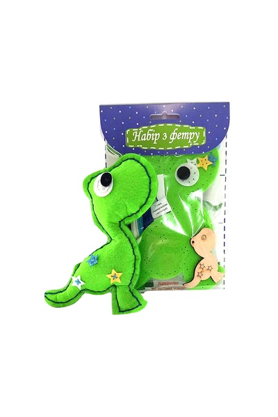 Набір для творчості "Зший сам іграшку з фетру "Динозавр " колір різнокольоровий ЦБ-00204094 SKT000875378 фото