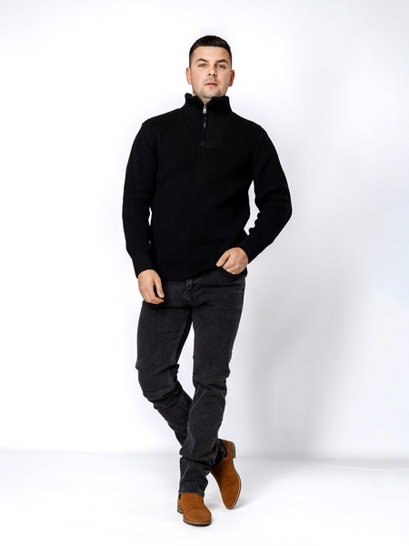 Чоловічі джинси регуляр 56 колір темно-сірий ЦБ-00233097 SKT000940569 фото
