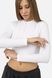 Женская футболка с длинным рукавом 40 цвет белый ЦБ-00255388