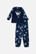 Пижама с длинным рукавом для девочки 110 цвет темно-синий ЦБ-00235351 SKT000945825 фото 1