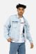 Чоловіча джинсова куртка 44 колір блакитний ЦБ-00246429 SKT000984566 фото 1