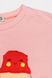 Костюм з шортами на дівчинку 74 колір рожевий ЦБ-00151797 SKT000519009 фото 3