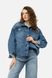 Женская джинсовая куртка 48 цвет синий ЦБ-00245186 SKT000980735 фото 2