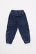 Джогеры джинсовые на мальчика 116 цвет синий ЦБ-00173229 SKT000579277 фото 4