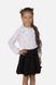 Блуза з довгим рукавом для дівчинки 116 колір білий ЦБ-00251244 SKT000996286 фото 5