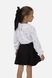 Блуза с длинным рукавом для девочки 116 цвет белый ЦБ-00251244 SKT000996286 фото 3