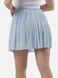 Женская короткая юбка плиссе 44 цвет голубой ЦБ-00214137 SKT000895708 фото 3