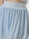 Женская короткая юбка плиссе 44 цвет голубой ЦБ-00214137 SKT000895708 фото 2