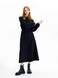 Сукня жіноча з довгим рукавом 46 колір чорний ЦБ-00235571 SKT000946339 фото 2