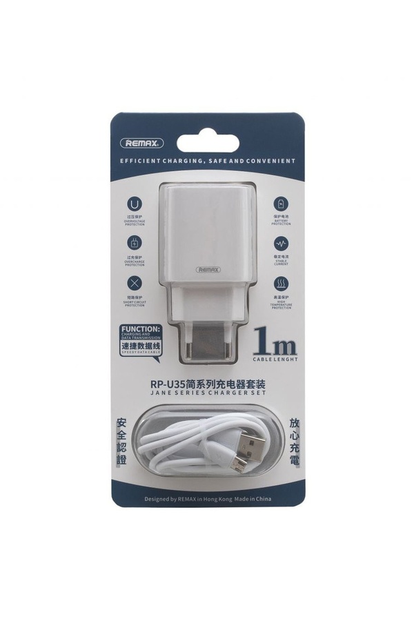 Зарядное устройство для Remax RP-U35 2 USB Micro цвет белый ЦБ-00213194 SKT000893327 фото