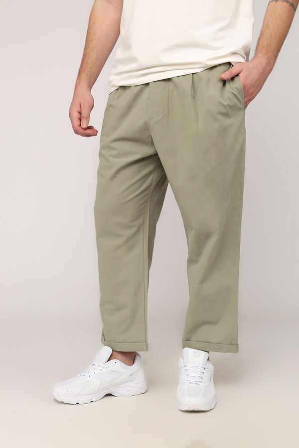 Штаны зауженные мужские цвет хаки 50 ЦБ-00274193 фото