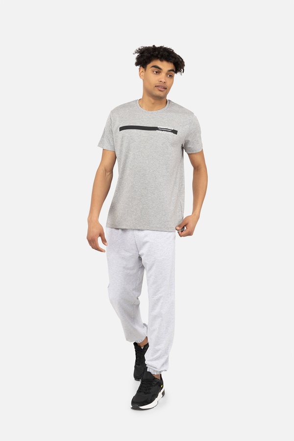 Чоловіча футболка з коротким рукавом 46 колір сірий ЦБ-00243199 SKT000967391 фото