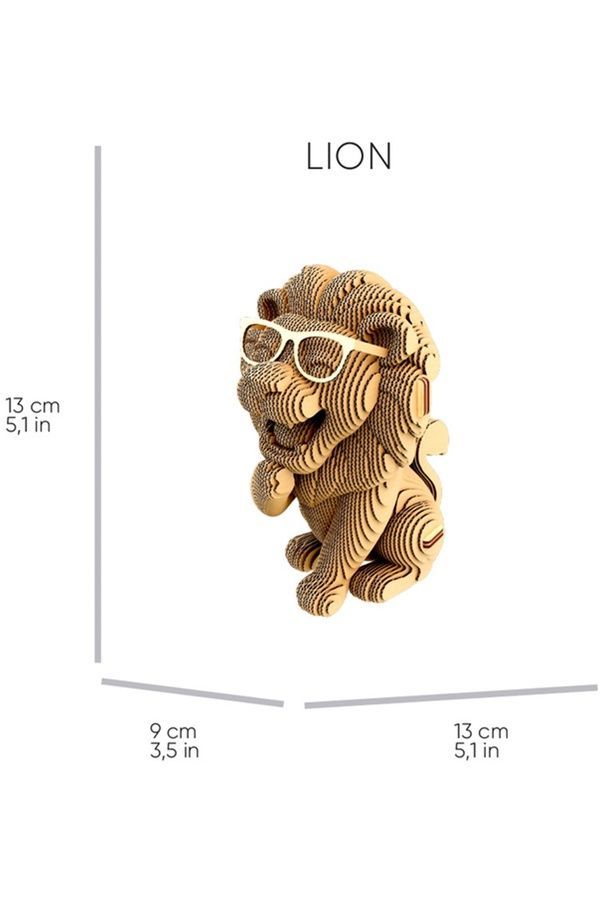 Картонный конструктор "Cartonic 3D Puzzle SAFARI TRIO" Cartonic CARTTRIOSAF ЦБ-00287129 фото