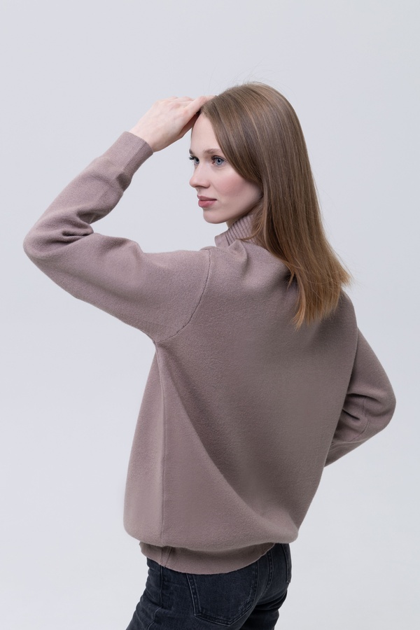 Жіночий светр 48 колір капучино ЦБ-00224079 SKT000918915 фото
