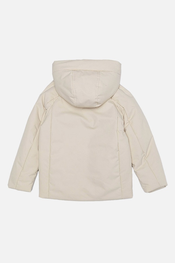 Куртка короткая для девочки 122 цвет молочный ЦБ-00207637