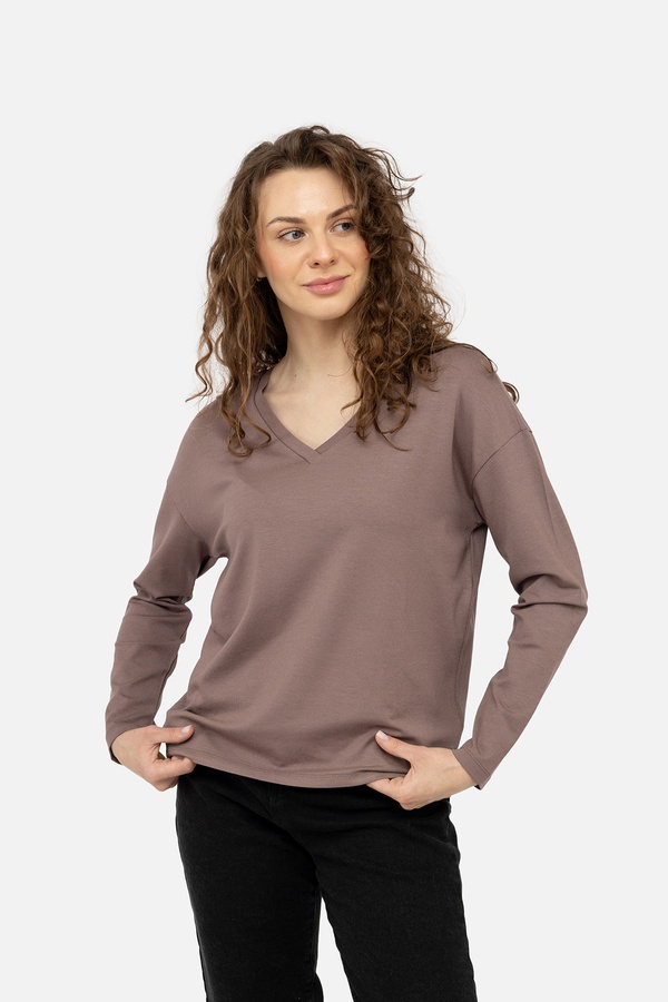 Жіночий пуловер 42 колір капучино ЦБ-00242072 SKT000963392 фото