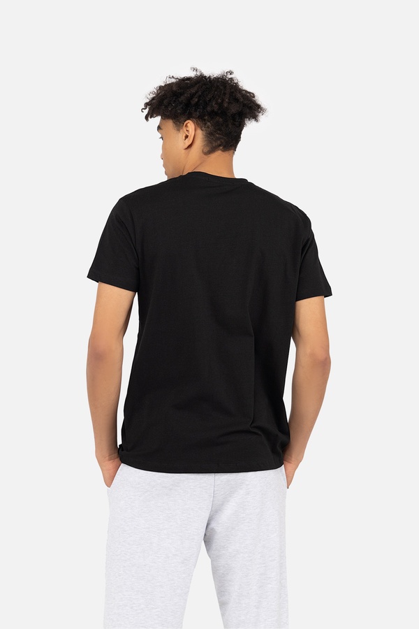 Мужская футболка с коротким рукавом 46 цвет черный ЦБ-00243176 SKT000967276 фото