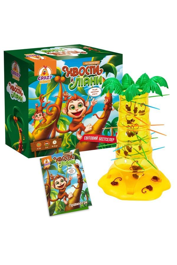 Игра настольная - Хвосты и лианы Vladi Toys VT8055-39 ЦБ-00260282 фото