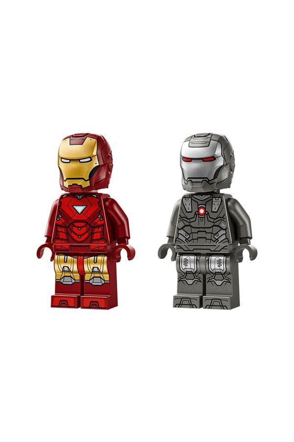 Конструктор LEGO Marvel Залізна людина та Бойова Машина проти Хаммер Дронів, 204 деталі 76320 ЦБ-00282669 фото