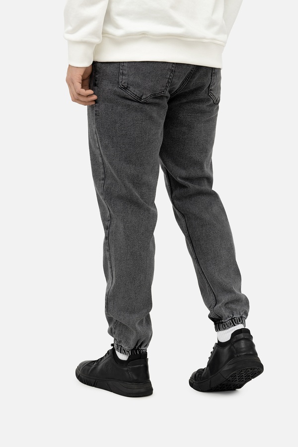 Чоловічі джинсові джогери 56 колір сірий ЦБ-00241661 SKT000962338 фото
