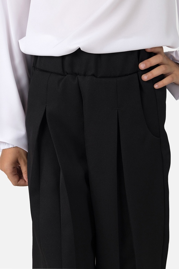 Штани для дівчинки 116 колір чорний ЦБ-00251238 SKT000996258 фото