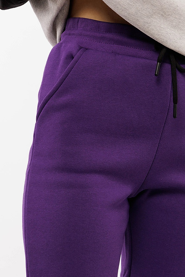 Женские спортивные брюки 50 цвет фиолетовый ЦБ-00198136 SKT000863023 фото
