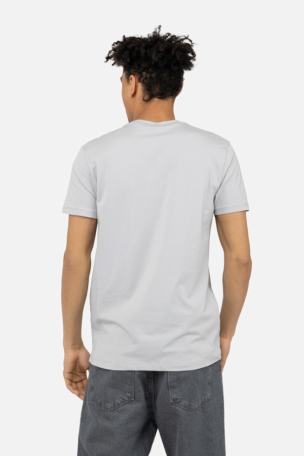 Чоловіча футболка з коротким рукавом 46 колір світло-сірий ЦБ-00243207 SKT000967431 фото