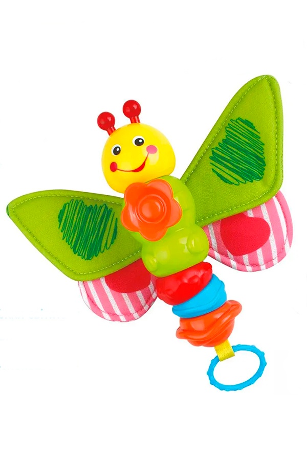 Погремушка Бабочка цвет разноцветный ЦБ-00237053 SKT000953414 фото