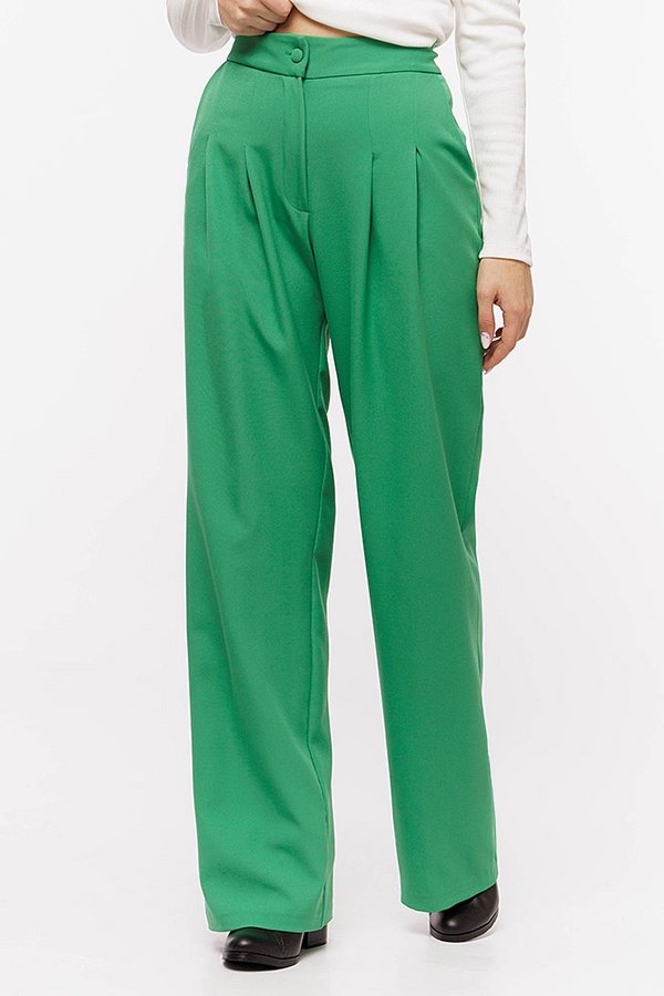 Жіночі штани 42 колір зелений ЦБ-00191094 SKT000844759 фото