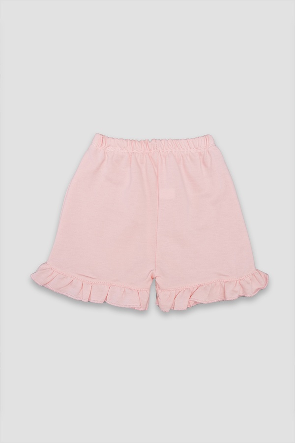 Костюм з шортами для дівчинки 68 колір рожевий ЦБ-00249602 SKT000991471 фото
