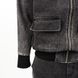Куртка джинсова оверсайз, чоловіча колір темно-сірий ЦБ-00150326 SKT000513492 фото 6