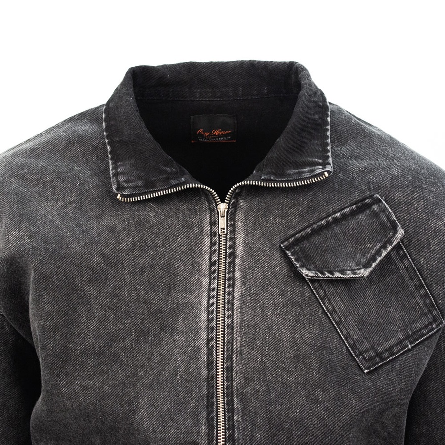 Куртка джинсовая оверсайз мужская цвет темно-серый ЦБ-00150326 SKT000513492 фото