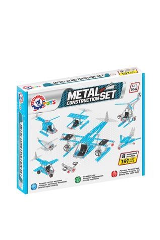 Металевий конструктор "Повітряний транспорт ТехноК" Technok Toys 1042 00-00034453 фото