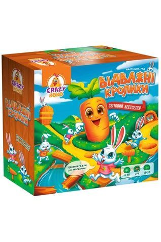 Гра настільна - Відважні кролики Vladi Toys VT8055-40 ЦБ-00260283 фото