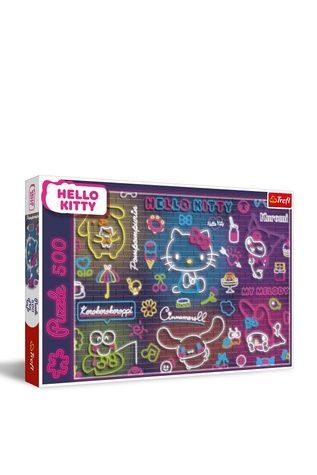Пазли Trefl &laquo;Неонова Hello Kitty&raquo; на 500 елементів Trefl 37523 ЦБ-00295360 фото