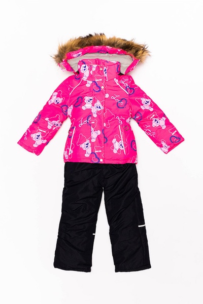 Комплект куртка з штанами на дівчинку 98 колір рожевий ЦБ-00196540 SKT000859479 фото