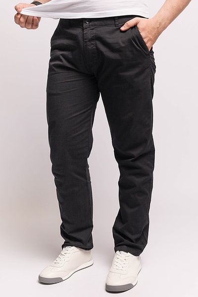 Мужские брюки 50 цвет черный ЦБ-00183985 SKT000608976 фото