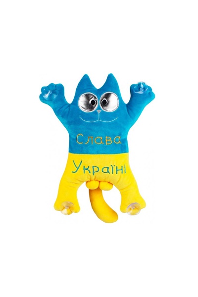 М'яка іграшка Патріотичний котик колір різнокольоровий ЦБ-00195857 SKT000858184 фото