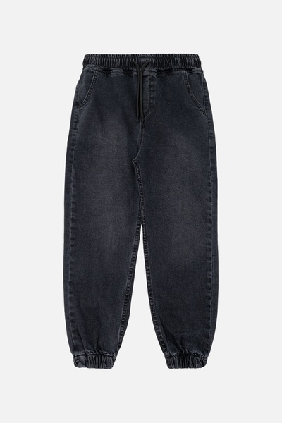 Джогеры джинсовые для мальчика 146 цвет черный ЦБ-00242543 SKT000965009 фото