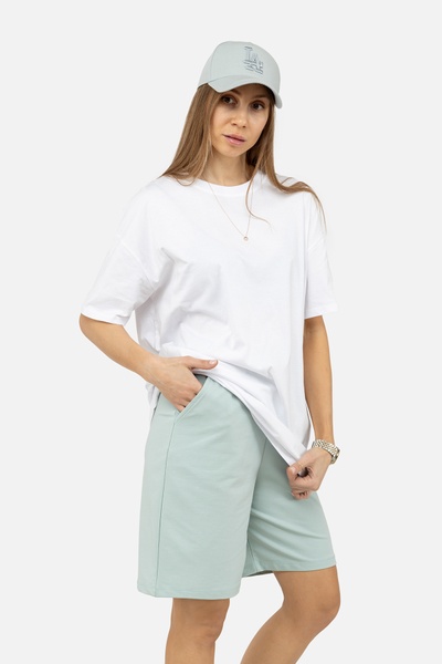 Жіноча футболка з коротким рукавом 48 колір білий ЦБ-00242210 SKT000963987 фото