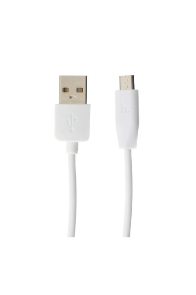 USB кабель Hoco X1 Micro 2.1A 1 м колір білий ЦБ-00200469 SKT000868560 фото