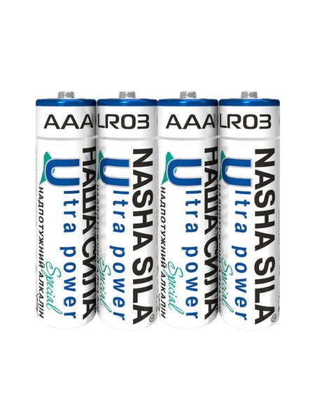 Батарейка НАША СИЛА LR03 Ultra, ціна за 1 шт. колір різнокольоровий ЦБ-00215500 SKT000898759 фото
