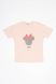 Женская футболка 40 цвет персиковый ЦБ-00191261 SKT000845342 фото 1