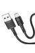 USB кабель Hoco X83 Micro 2.4A 1 м колір чорний ЦБ-00200561 SKT000868652 фото 1