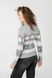 Жіночий светр 46 колір сірий ЦБ-00233521 SKT000941681 фото 4