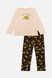 Пижама с длинным рукавом для девочки 122 цвет бежевый ЦБ-00247064 SKT000986081 фото 1